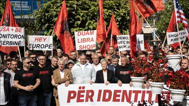 Shqiptarët në Luginën e Preshevës protestojnë për të drejtat e tyre