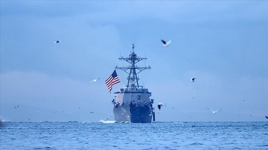 US navy ship takes damage in Middle East