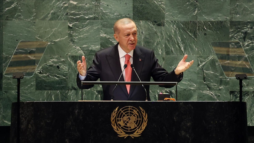 President Erdogan highlights Syria, Ukraine, global injustice, BRICS ties in UN address