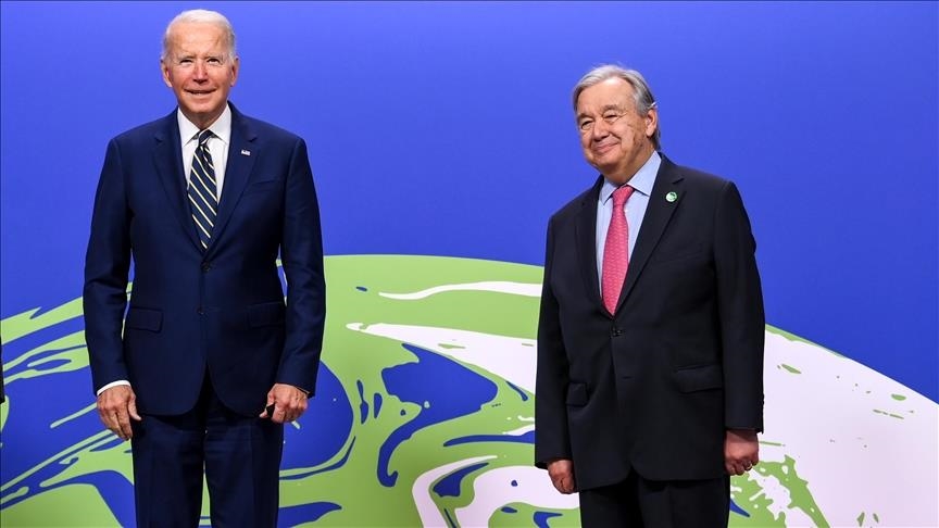 Biden, UN chief discuss joint multilateral efforts to address global challenges