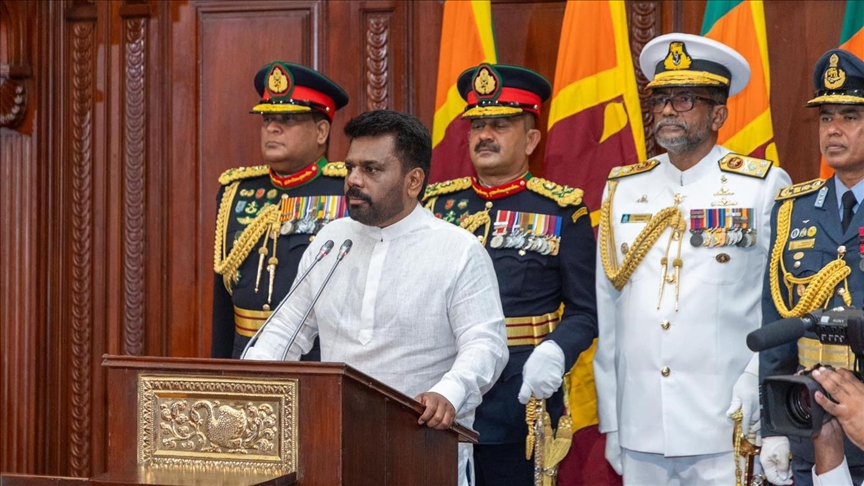Sri Lankan president announces economic outline Sri Lankan president announces economic outline
