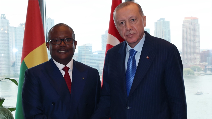 Cumhurbaşkanı Erdoğan, Gine Bissau Cumhurbaşkanı Embalo ile görüştü