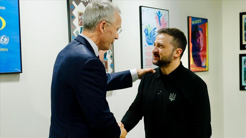 Zelenskyy meets NATO chief on sidelines of UN General Assembly meetings