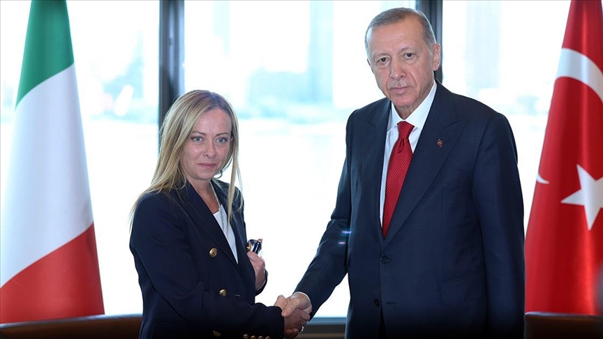 Turkish president, Italian premier discuss Middle East, Ukraine