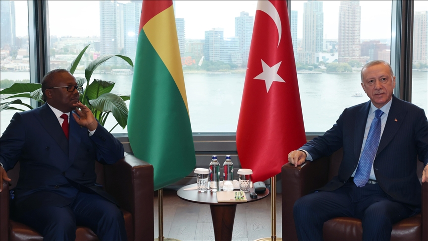 Turkish, Guinea-Bissau presidents meet for talks