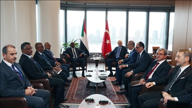 Turkish president meets head of Sudan's Transitional Sovereignty Council for talks