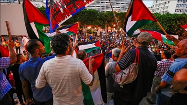 Tunisie : des dizaines de manifestants protestent contre l’agression israélienne au Liban