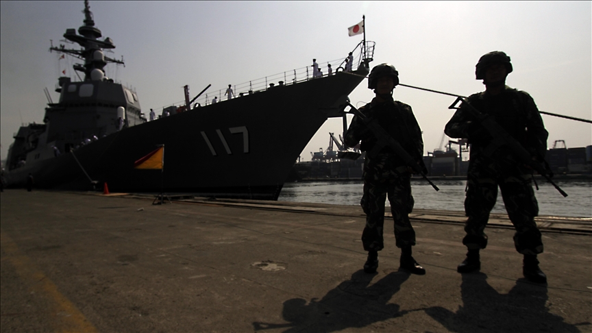 China protests 1st transit of Taiwan Strait by Japanese warship