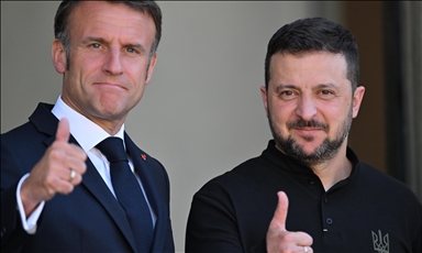 Macron, Zelenskiy ile görüşmesinde Ukrayna'ya desteğini yineledi