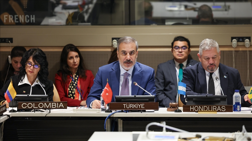 Turkish foreign minister urges UN Security Council to stop Israeli 'aggression' Turkish foreign minister urges UN Security Council to stop Israeli 'aggression'