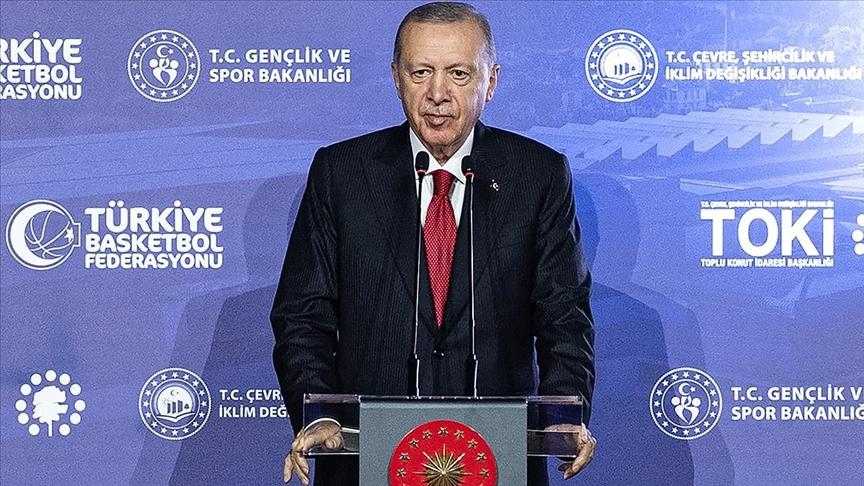 Serokomar Erdogan: Bi Navenda Pêşketinê ya Basketbolê va Stenbola me wê bibe yek ji paytextên werzişê