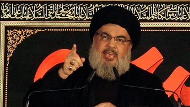 Kashmiris protest assassination of Hezbollah leader Hassan Nasrallah