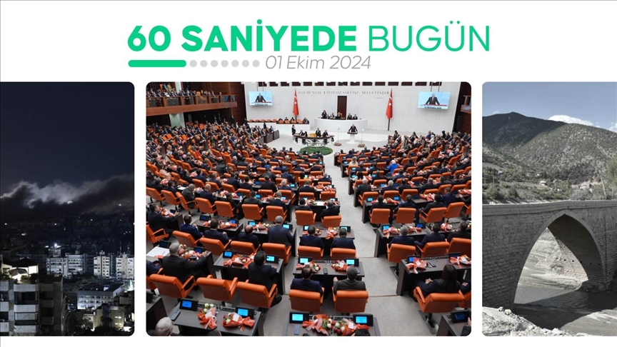 60 saniyede bugün (01 Ekim 2024)