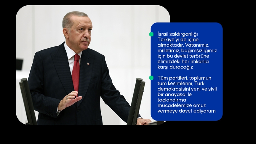 Cumhurbaşkanı Erdoğan: Yeni anayasanın yasakçı değil özgürlükçü olması sarsılmaz ilkemizdir