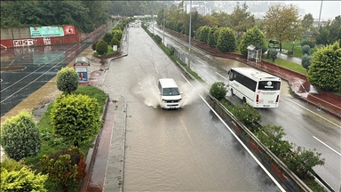 Zonguldak'ta kuvvetli yağış