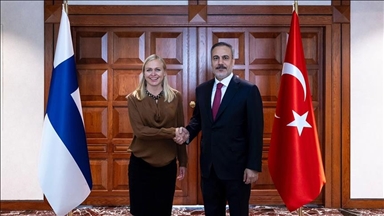 Turkish foreign minister meets Finnish counterpart, co-leader of Germany's ruling party in Ankara