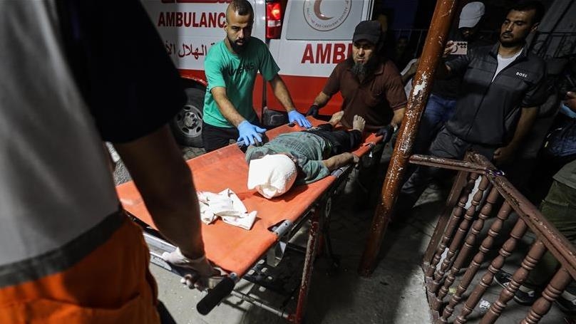 At least 10 killed in Israeli strikes on facilities sheltering displaced Gazans At least 10 killed in Israeli strikes on facilities sheltering displaced Gazans