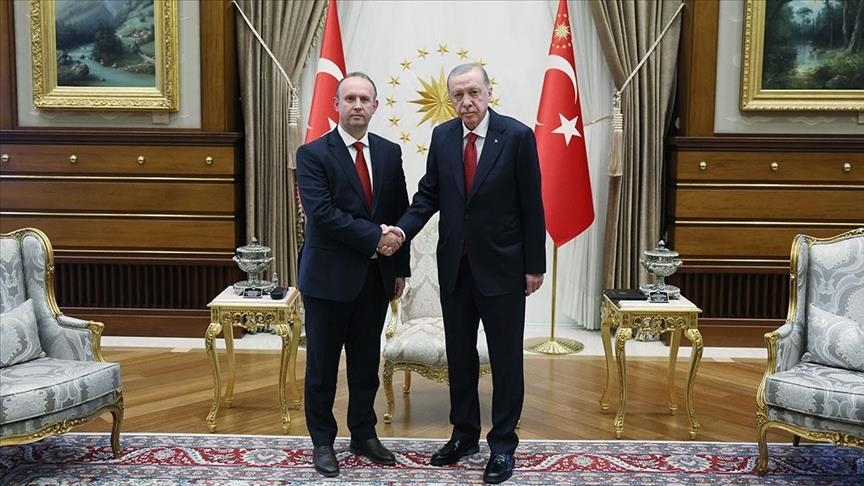 Президент Эрдоган принял спикера парламента Северной Македонии Африма Гаши