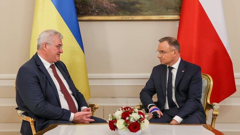 Президент Польши принял главу МИД Украины