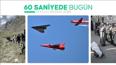 60 saniyede bugün (03 Ekim 2024)