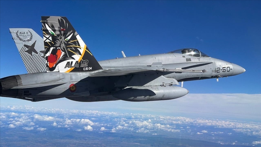 Ejército del Aire y el Espacio de España confirma la muerte de uno de sus pilotos tras estrellarse el EF-18 que pilotaba