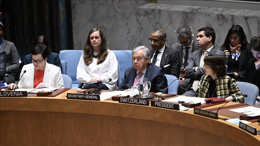 UN Security Council warns its member states against actions undermining Guterres