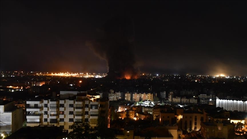 Israeli airstrike cuts off road linking Lebanon, Syria