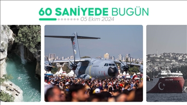 60 saniyede bugün (05 Ekim 2024)