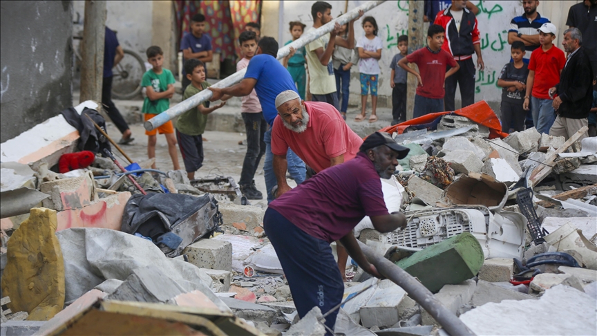 Israeli army orders more evictions of northern Gaza residents after 100 airstrikes since Saturday evening