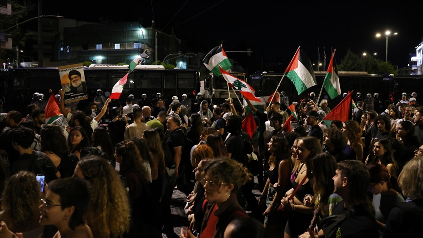 Over 1,000 people march to Israeli Embassy in Greek capital on 1st anniversary of Gaza genocide
