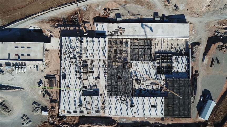 Siirt Eğitim ve Araştırma Hastanesi ek binası inşaatının yüzde 54'ü tamamlandı