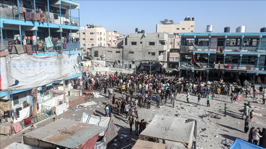 7 schools sheltering displaced Gazans evacuated amid Israeli onslaught: UN