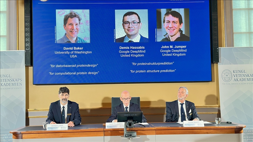 David Baker, Demis Hassabis dhe John Jumper fitojnë Çmimin Nobel në Kimi