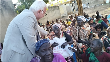 Turkish agencies distribute food aid to vulnerable families in South Sudan