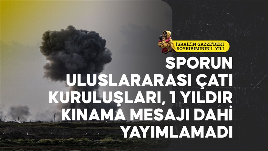 Sporun çatı kuruluşları, İsrail'in katliamını görmüyor