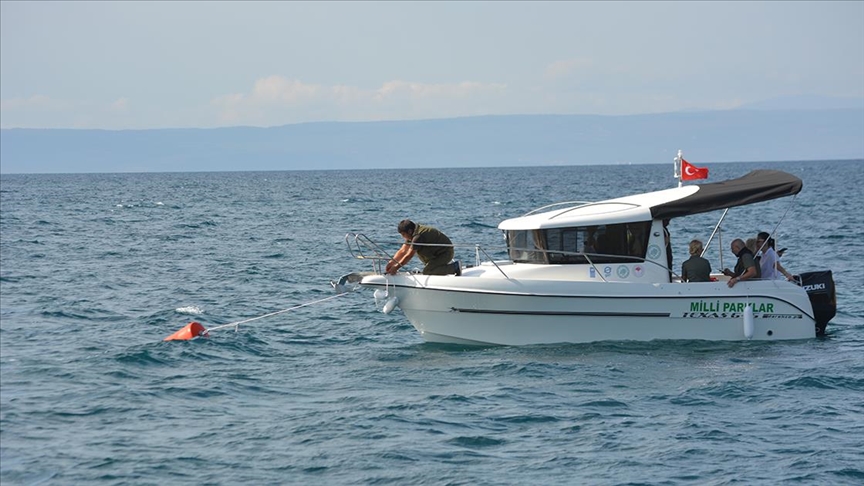 Ayvalık'ta "denizin akciğerleri"nin korunmasına tekne bağlama şamandırasıyla destek olunuyor