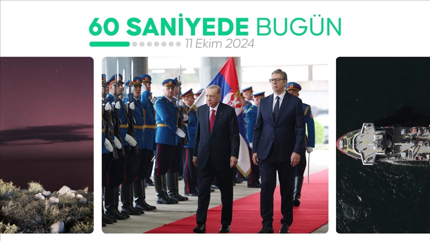 60 saniyede bugün (11 Ekim 2024)