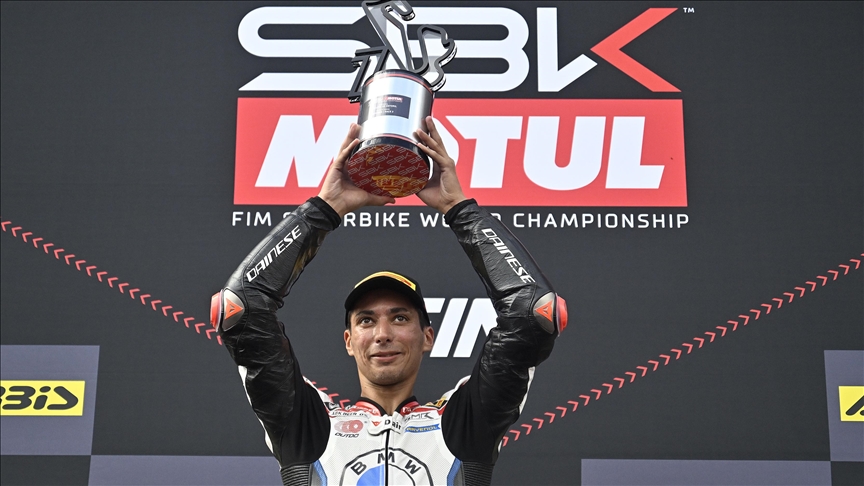 Turkish rider Razgatlioglu edges closer to World Superbike title after win in Portugal Turkish rider Razgatlioglu edges closer to World Superbike title after win in Portugal