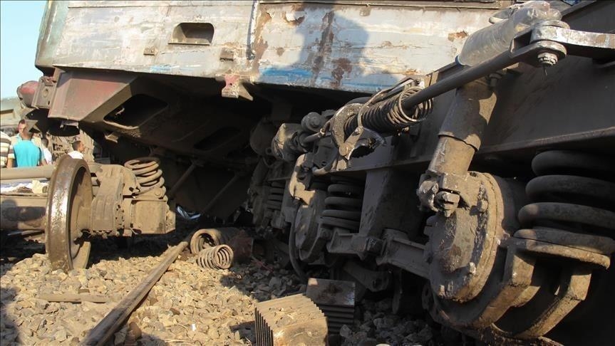 20 injured in Egypt train collision as carriages fall into canal 20 injured in Egypt train collision as carriages fall into canal