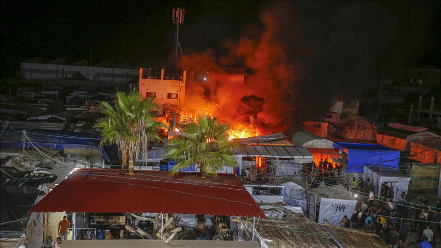 At least 4 killed in Israeli strike on tents of displaced people in Gaza hospital courtyard