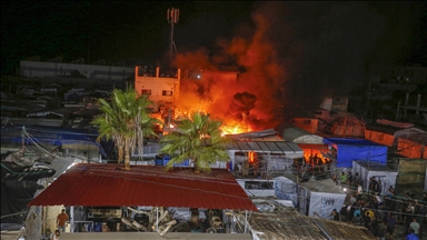 At least 4 killed in Israeli strike on tents of displaced people in Gaza hospital courtyard