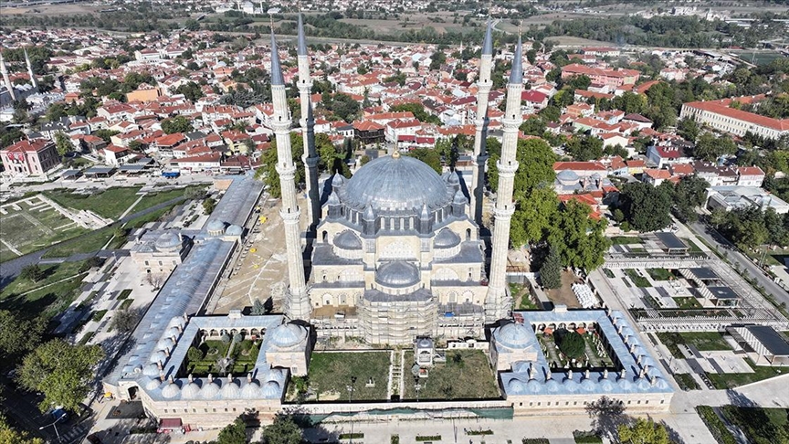 Selimiye Camisi'nin dış cephe restorasyonu, minare ve kurşun işleri tamamlandı