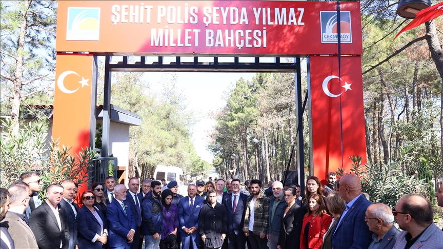 Şehit polis Şeyda Yılmaz'ın adı Çekmeköy'de millet bahçesinde yaşatılacak