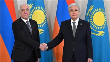 Kazakh, Armenian presidents express desire to expand bilateral cooperation