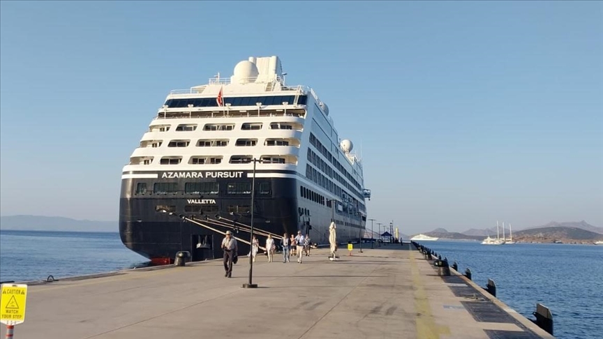 В Бодрум прибыли два круизных лайнера с 1680 пассажирами на борту 