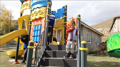 Erzurum'da otizmli çocuğun park hayali gerçeğe dönüştürüldü