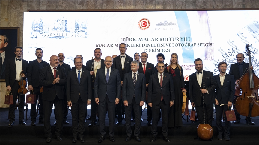 Turkish, Hungarian parliament speakers attend events marking centenary of bilateral relations