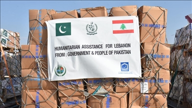 Pakistan dispatches aid to Lebanon amid Israeli attacks