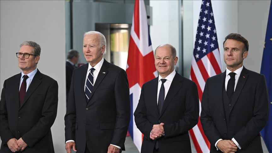 Biden meets with European allies in Berlin