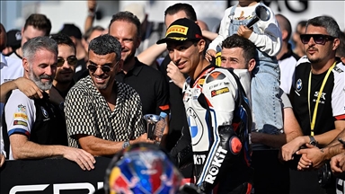 Turkish motorcycle racer Toprak Razgatlioglu wins 2024 World Superbike title